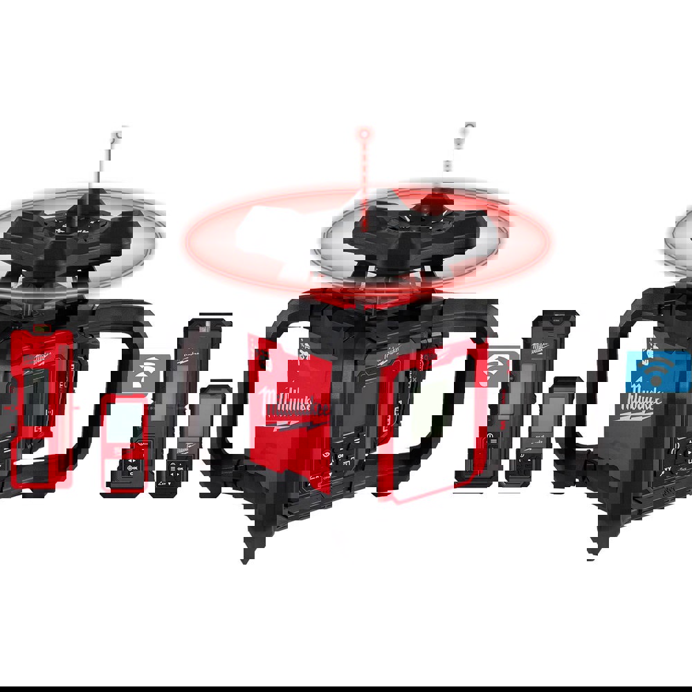 Laser Levels; Level Type: Rotary Laser ; Laser Class: Class II ; Laser Projection Orientation: Horizontal; Vertical ; Plumb Type: Up ; Accuracy: 1/16 in at 100 ft ; Power Source: Battery